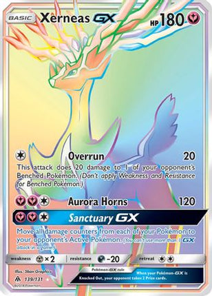 Xerneas GX (Secret) - 139/131 [SM - Forbidden Light] Holofoil