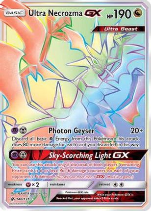 Ultra Necrozma GX (Secret) - 140/131 [SM - Forbidden Light] Holofoil