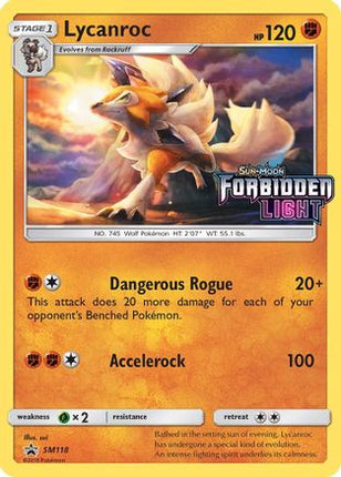 Lycanroc - SM118 (Prerelease) - null/null [SM Promos] Holofoil
