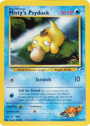 Misty's Psyduck [W Stamped] - 54/null [WoTC Promo]