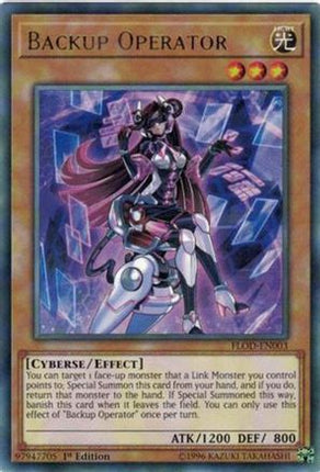 Backup Operator (Rare) [FLOD-EN003] 1st Edition