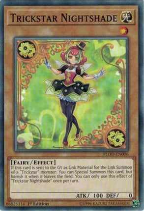 Trickstar Nightshade (Common / Short Print) [FLOD-EN006] 1st Edition