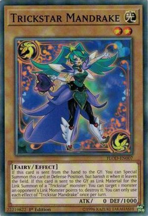 Trickstar Mandrake (Common / Short Print) [FLOD-EN007] Unlimited