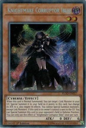 Knightmare Corruptor Iblee (Secret Rare) [FLOD-EN017] 1st Edition