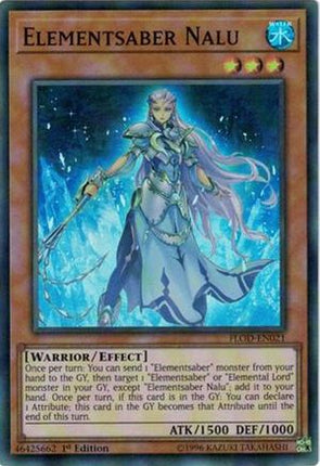 Elementsaber Nalu (Super Rare) [FLOD-EN021] 1st Edition