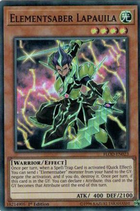 Elementsaber Lapauila (Super Rare) [FLOD-EN023] Unlimited
