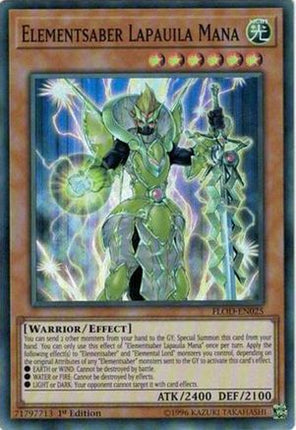 Elementsaber Lapauila Mana (Super Rare) [FLOD-EN025] Unlimited