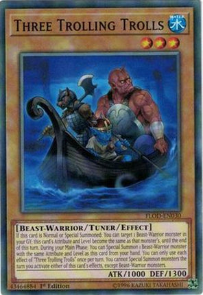 Three Trolling Trolls (Common / Short Print) [FLOD-EN030] 1st Edition