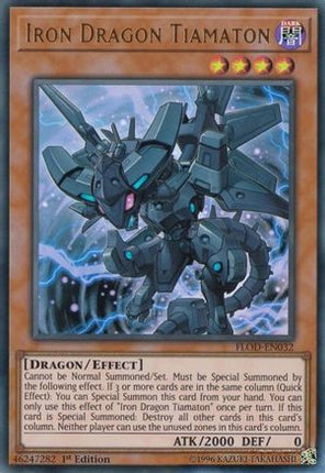 Iron Dragon Tiamaton (Ultra Rare) [FLOD-EN032] Unlimited