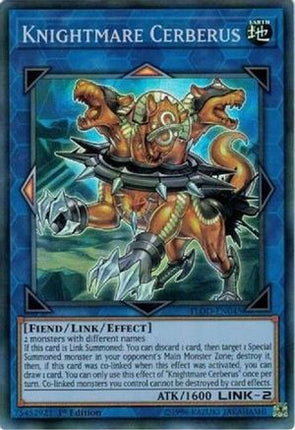 Knightmare Cerberus (Super Rare) [FLOD-EN045] 1st Edition