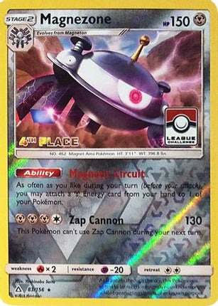 Magnezone - 83/156 (League Challenge) [4th Place] [League & Championship Cards] Reverse Holofoil
