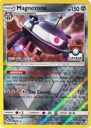 Magnezone - 83/156 (League Challenge) [2nd Place] [League & Championship Cards] Reverse Holofoil