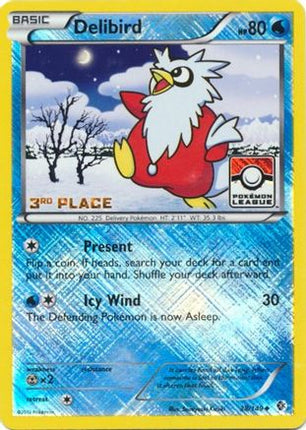 Delibird - 38/149 (Pokemon League) [3rd Place] [League & Championship Cards] Reverse Holofoil