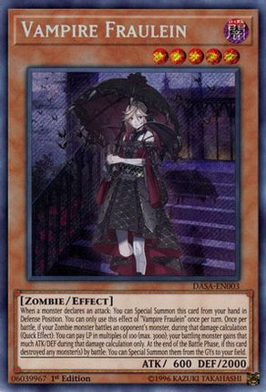 Vampire Fraulein (Secret Rare) [DASA-EN003] Unlimited