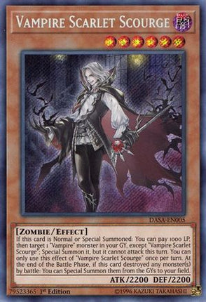 Vampire Scarlet Scourge (Secret Rare) [DASA-EN005] 1st Edition