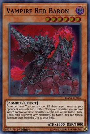 Vampire Red Baron (Super Rare) [DASA-EN006] 1st Edition