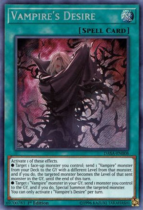 Vampire's Desire (Secret Rare) [DASA-EN008] 1st Edition