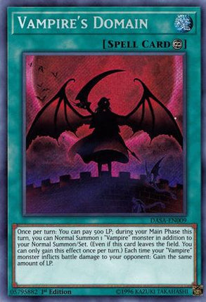 Vampire's Domain (Secret Rare) [DASA-EN009] Unlimited