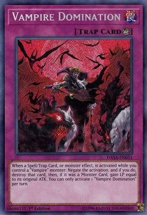 Vampire Domination (Secret Rare) [DASA-EN011] 1st Edition