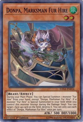 Donpa, Marksman Fur Hire (Super Rare) [DASA-EN014] 1st Edition