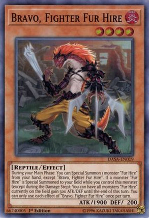 Bravo, Fighter Fur Hire (Super Rare) [DASA-EN019] Unlimited