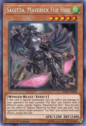 Sagitta, Maverick Fur Hire (Secret Rare) [DASA-EN020] Unlimited