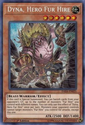 Dyna, Hero Fur Hire (Secret Rare) [DASA-EN021] 1st Edition