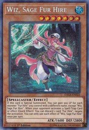 Wiz, Sage Fur Hire (Secret Rare) [DASA-EN022] Unlimited