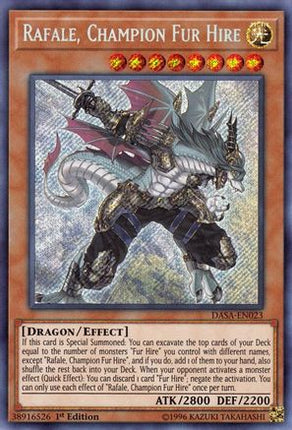 Rafale, Champion Fur Hire (Secret Rare) [DASA-EN023] 1st Edition