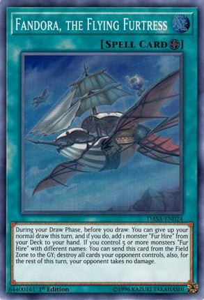 Fandora, the Flying Furtress (Super Rare) [DASA-EN024] 1st Edition