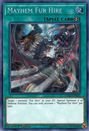 Mayhem Fur Hire (Secret Rare) [DASA-EN025] 1st Edition