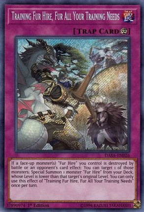 Training Fur Hire, Fur All Your Training Needs (Secret Rare) [DASA-EN026] 1st Edition