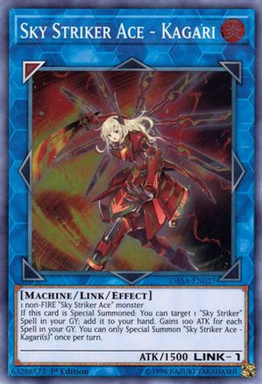 Sky Striker Ace - Kagari (Super Rare) [DASA-EN027] 1st Edition