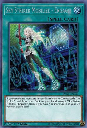 Sky Striker Mobilize - Engage! (Secret Rare) [DASA-EN030] 1st Edition