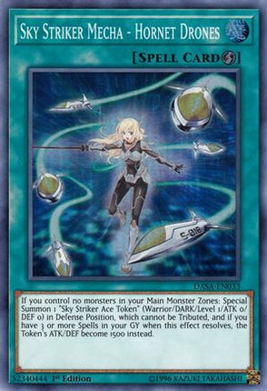 Sky Striker Mecha - Hornet Drones (Super Rare) [DASA-EN033] Unlimited