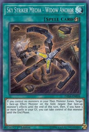 Sky Striker Mecha - Widow Anchor (Secret Rare) [DASA-EN034] 1st Edition