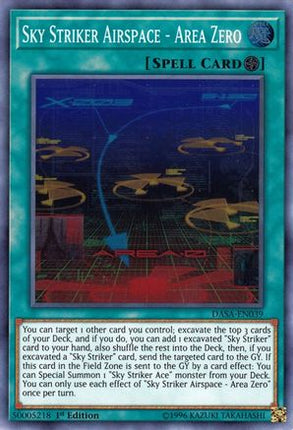 Sky Striker Airspace - Area Zero (Super Rare) [DASA-EN039] 1st Edition