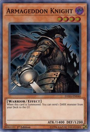 Armageddon Knight (Super Rare) [DASA-EN040] 1st Edition