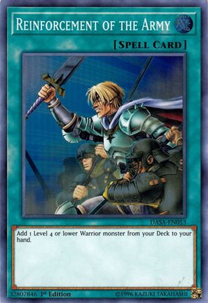 Reinforcement of the Army (Super Rare) [DASA-EN053] 1st Edition