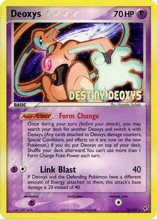 Deoxys (Normal Forme) - 16/107 (Movie Promo) [Miscellaneous Cards & Products]