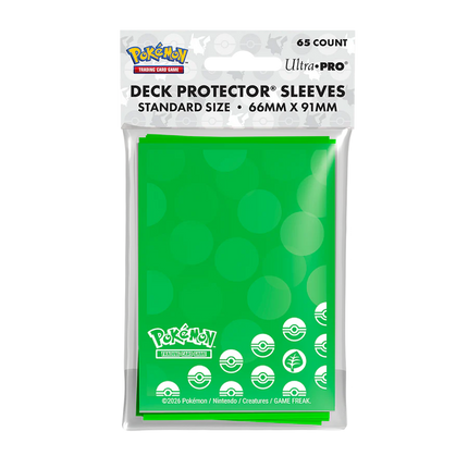 Pokémon - Grass Type Ultra Pro Card Sleeves (65ct)