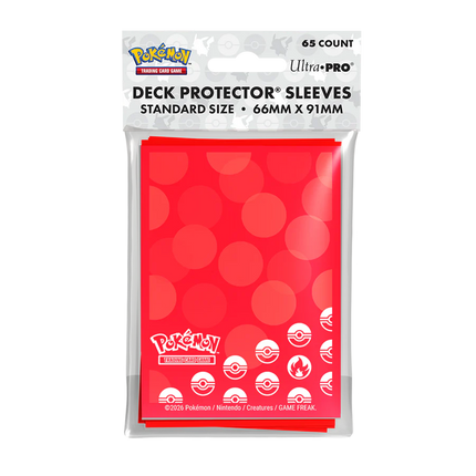 Pokémon - Fire Type Ultra Pro Card Sleeves (65ct)