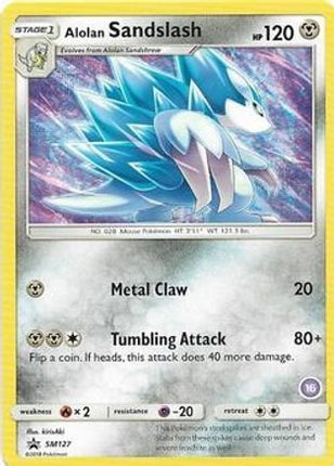 Alolan Sandslash SM127- SM Trainer Kit Alolan Sandslash & Alolan Ninetales