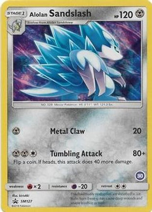 Alolan Sandslash SM127- SM Trainer Kit Alolan Sandslash & Alolan Ninetales Holofoil