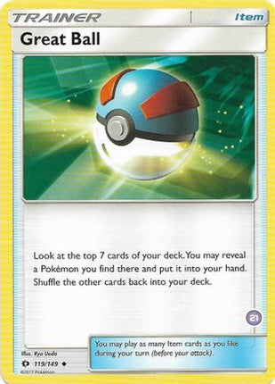 Great Ball (#, Alolan Sandslash Half-Deck) 21- SM Trainer Kit Alolan Sandslash & Alolan Ninetales