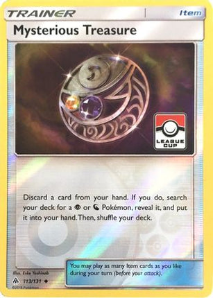 Mysterious Treasure - 113/131 (League Cup) [League & Championship Cards] Reverse Holofoil