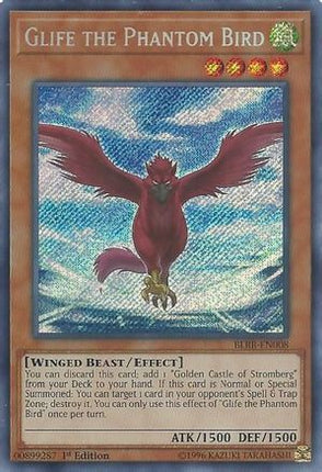 Glife the Phantom Bird (Secret Rare) [BLRR-EN008] 1st Edition
