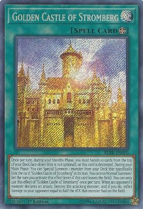 Golden Castle of Stromberg (Secret Rare) [BLRR-EN010] 1st Edition