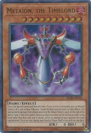 Metaion, the Timelord (Ultra Rare) [BLRR-EN026] 1st Edition