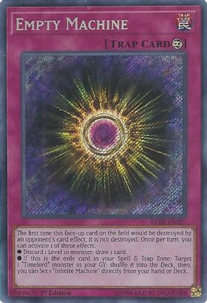 Empty Machine (Secret Rare) [BLRR-EN027] 1st Edition